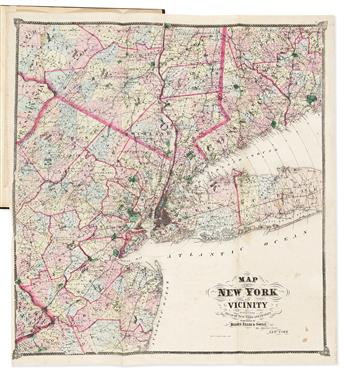 (NEW YORK.) F.W. Beers. Atlas of New York and Vicinity.